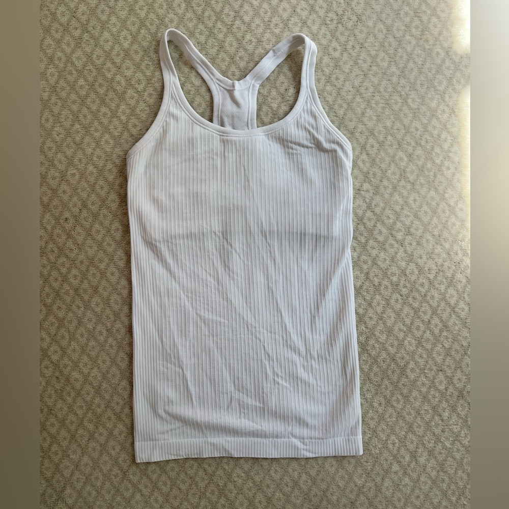 Lululemon White Tank Top